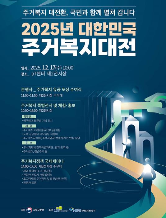 '2025년 대한민국 주거복지대전' 열려···초고령사회 주거복지 발전방안 논의 기사 이미지