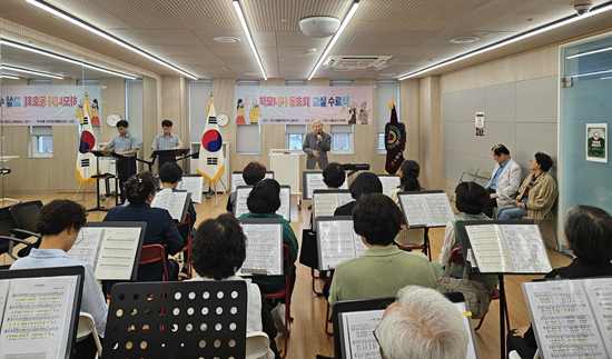 금천구지회, 하모니카 동호회 교실 제2기 수료식 기사 이미지